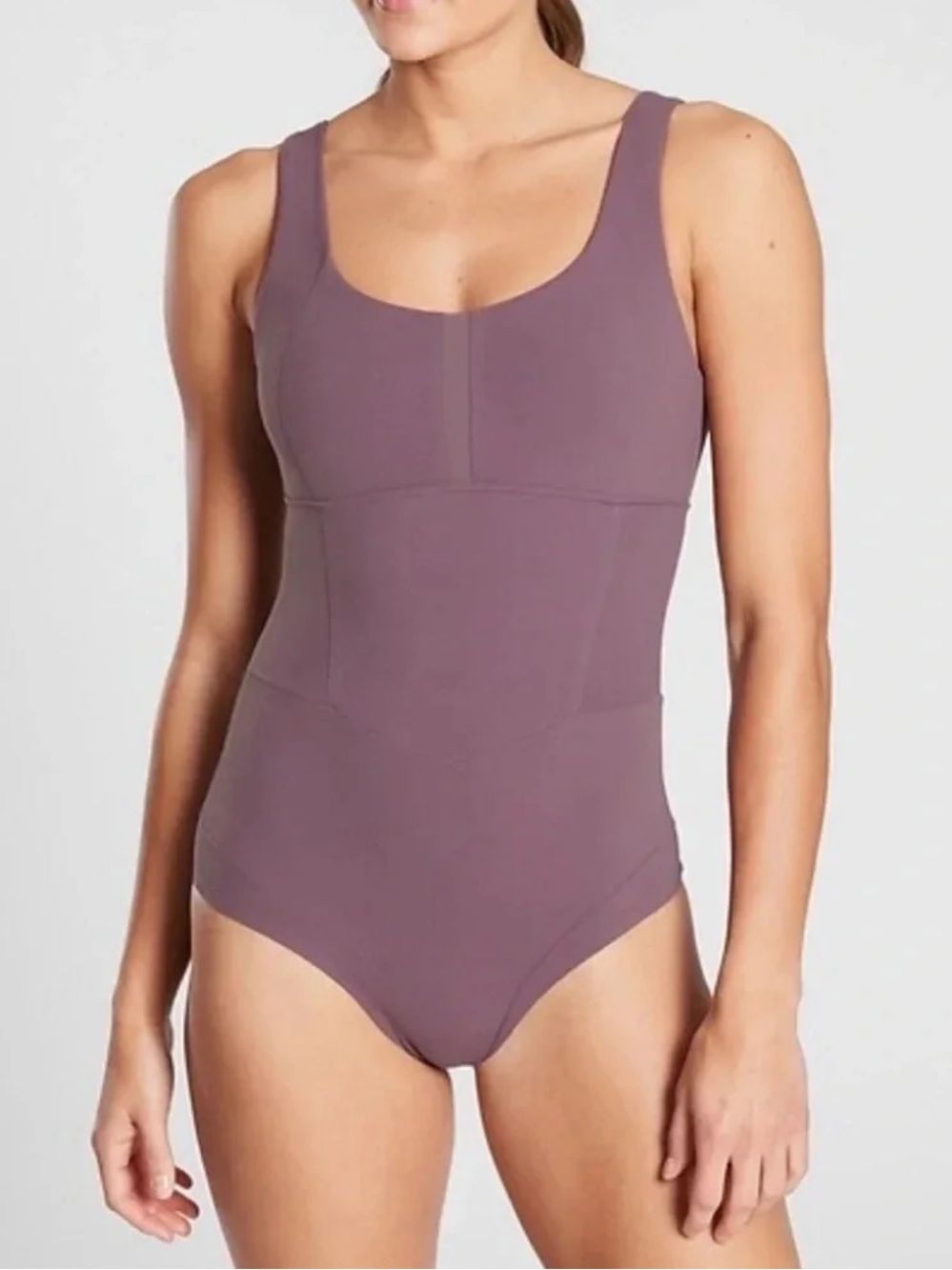 Athleta Formation Leotard/Bodysuit in Volcanic Violet